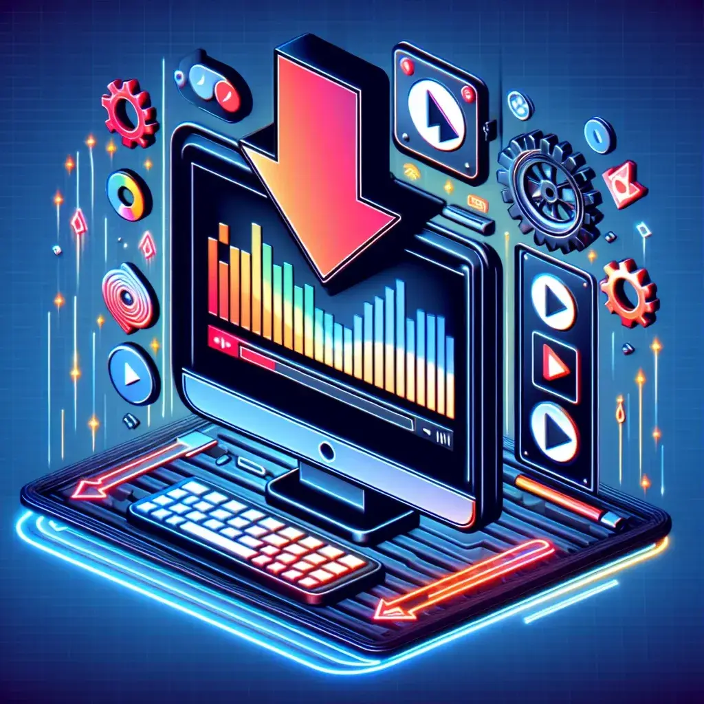 "Ilustrasi Cara Mudah Download Video YouTube dengan YouTube Downloader Terbaik 2024 - Panduan Lengkap"