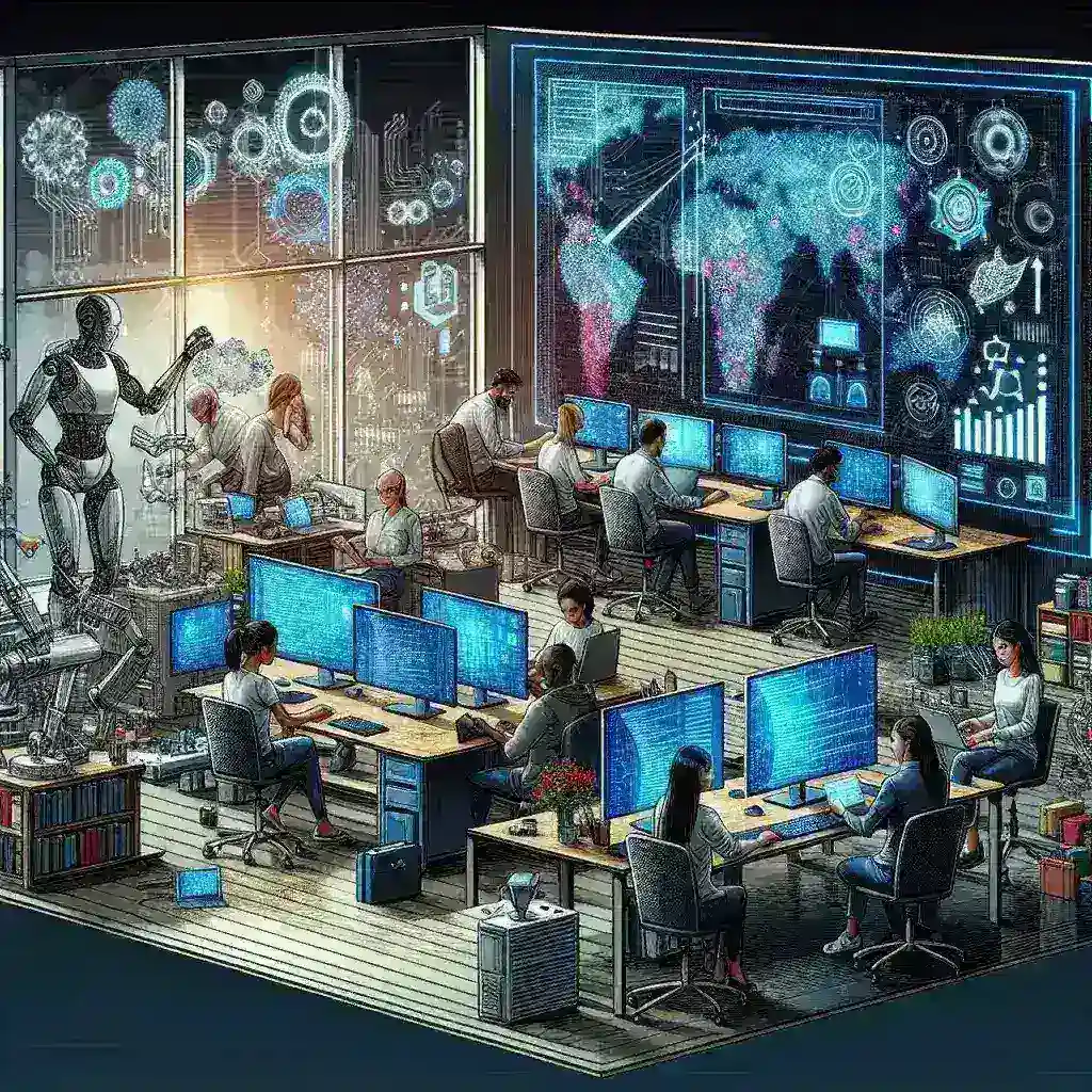 "Studio Promise yang Didukung Andreessen Horowitz Bermitra dengan Google dalam AI - Ilustrasi kolaborasi inovatif dalam teknologi AI, menunjukkan logo Studio Promise, Andreessen Horowitz, dan Google yang saling berdampingan."